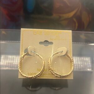 Gold Hoop Earrings for Sensitive Ears